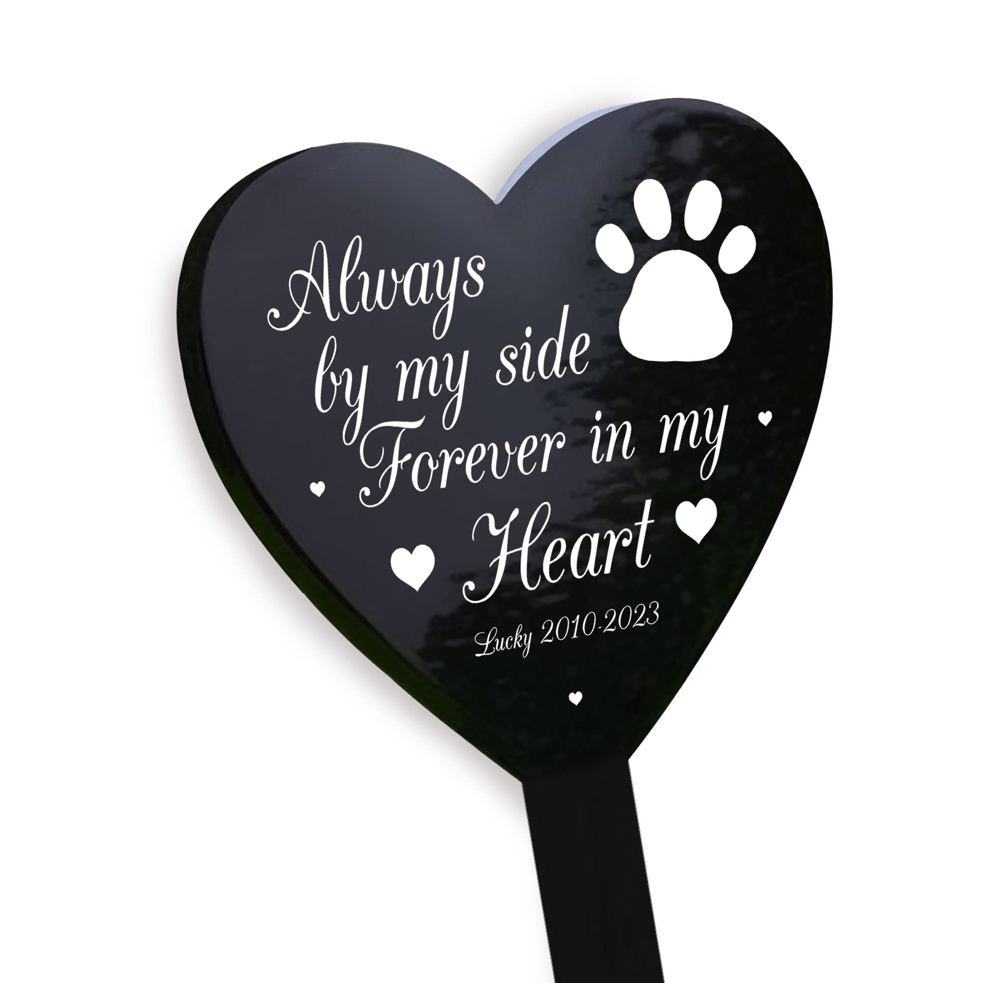 RED OCEAN Memorial Plaque For Pet Dog Cat Personalised Grave Stone Grave Marker Dog Gift Pet Gift Remembrance Plaque