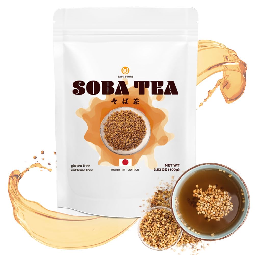 Amazon.com: Japanese Soba Tea, Caffeine-Free Buckwheat Tea, Japan
