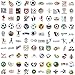 100PCS Soccer Stickers for Scrapbooking, Motivational Vinyl Waterproof Stickers for Water Bottles, Luggage, Teaching Incentives, Soccer Team Gifts for Kids, Teens and Adults