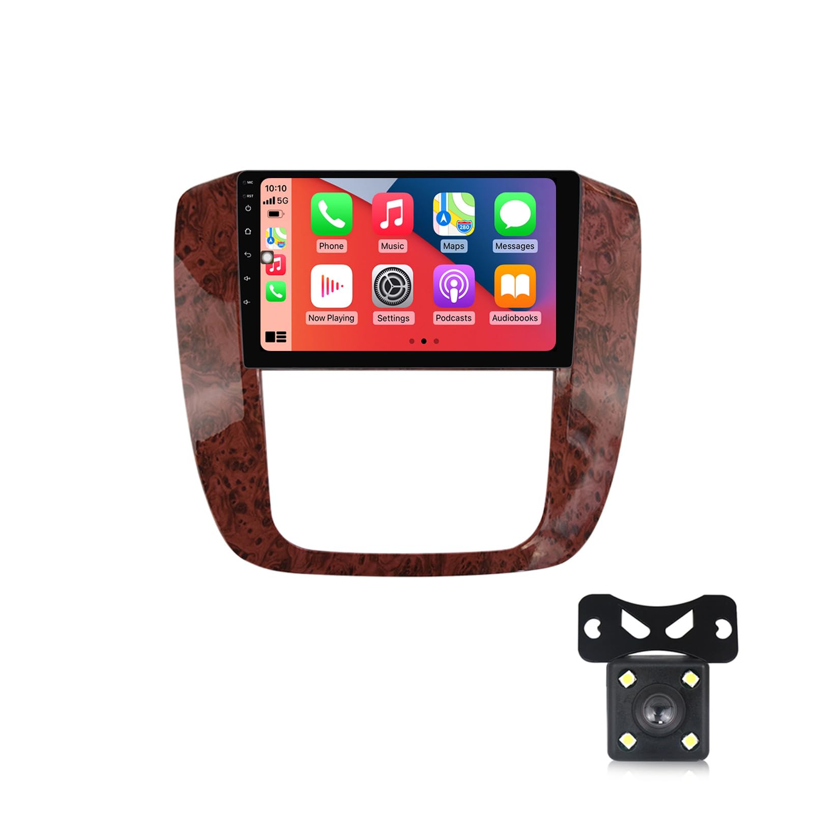 FELLOSTAR for GMC Yukon Chevy Tahoe Suburban Silverado 2007-2012 Radio Upgrade with Carplay & Android Auto 8-Core 2G RAM + 32G ROM Car Stereo 9-Inches