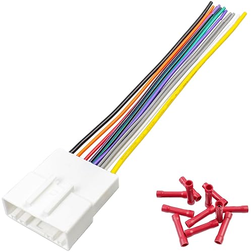 Miniatura 8 de Jayubien Arnés de cableado de 20 pines para cable de radio Nissan, compatible con Altima Versa Sentra Frontier Xterra Titan Leaf Juke Pathfinder