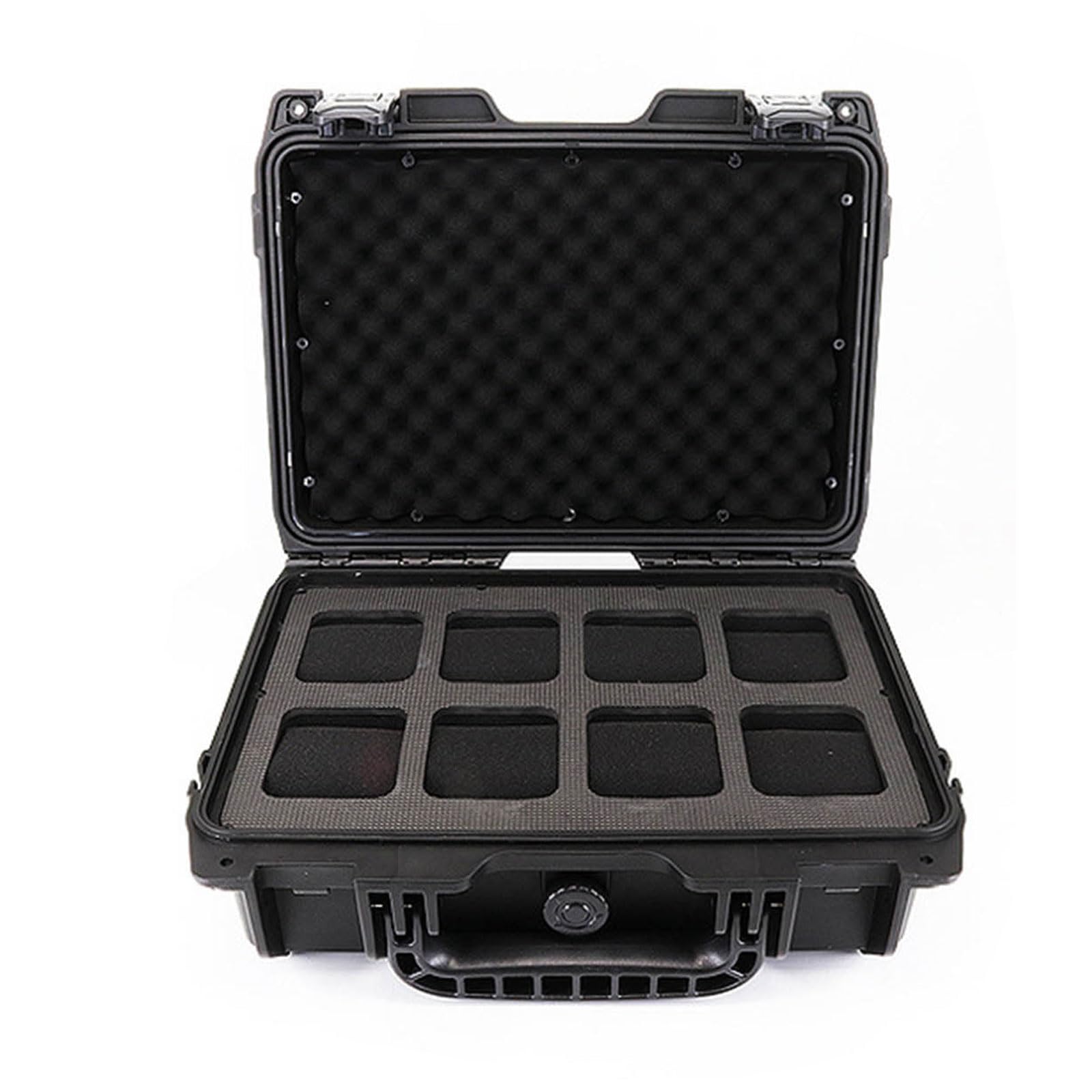 Aurgiarme Scatola per orologi portatile 2/8/12/20 slot per visualizzazione orologi custodia antiurto valigia accessori impermeabili