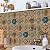 24 Pcs Peel and Stick Tile Backsplash Self-Adhesive Tile Sticker Vinyl Wall Stickers for Kitchen, Bathroom, Fireplace, Cupboard Decoration,HZ-56,6x6inch