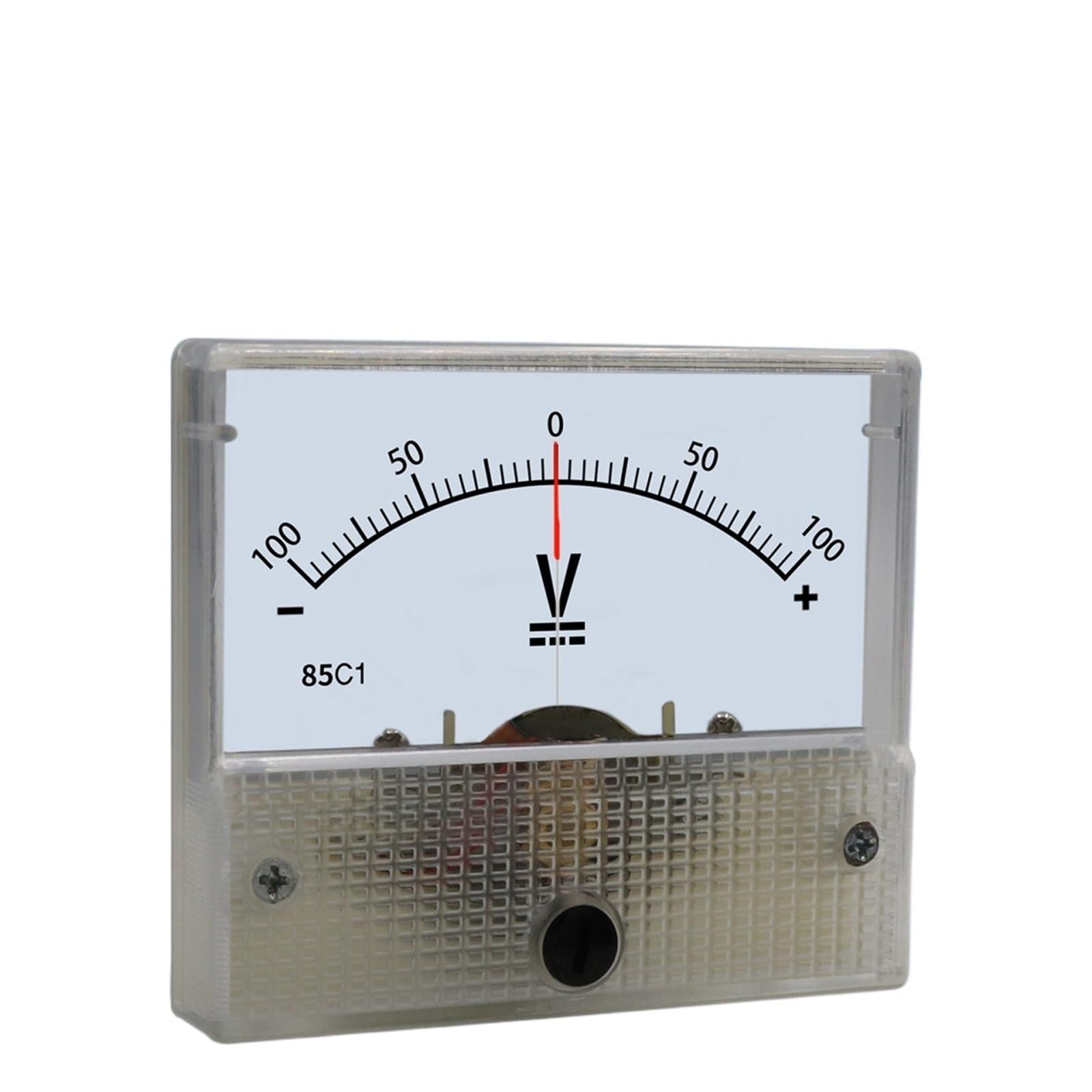 Voltmètre bidirectionnel CC à aiguille centrale ±200V 85C1 pour lecture précise - 4