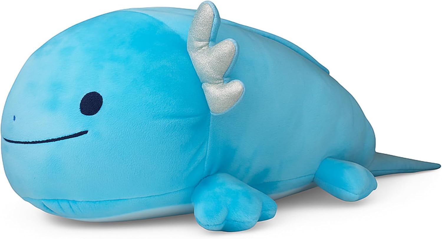 Pineapple Axolotl Plush Toy, 24" Axolotl Stuffed Animal Plushie, Giant Squish Toy, Cute Plushies Kawaii, Gifts for Kids, Girls, Boys, Toddlers (Blue)