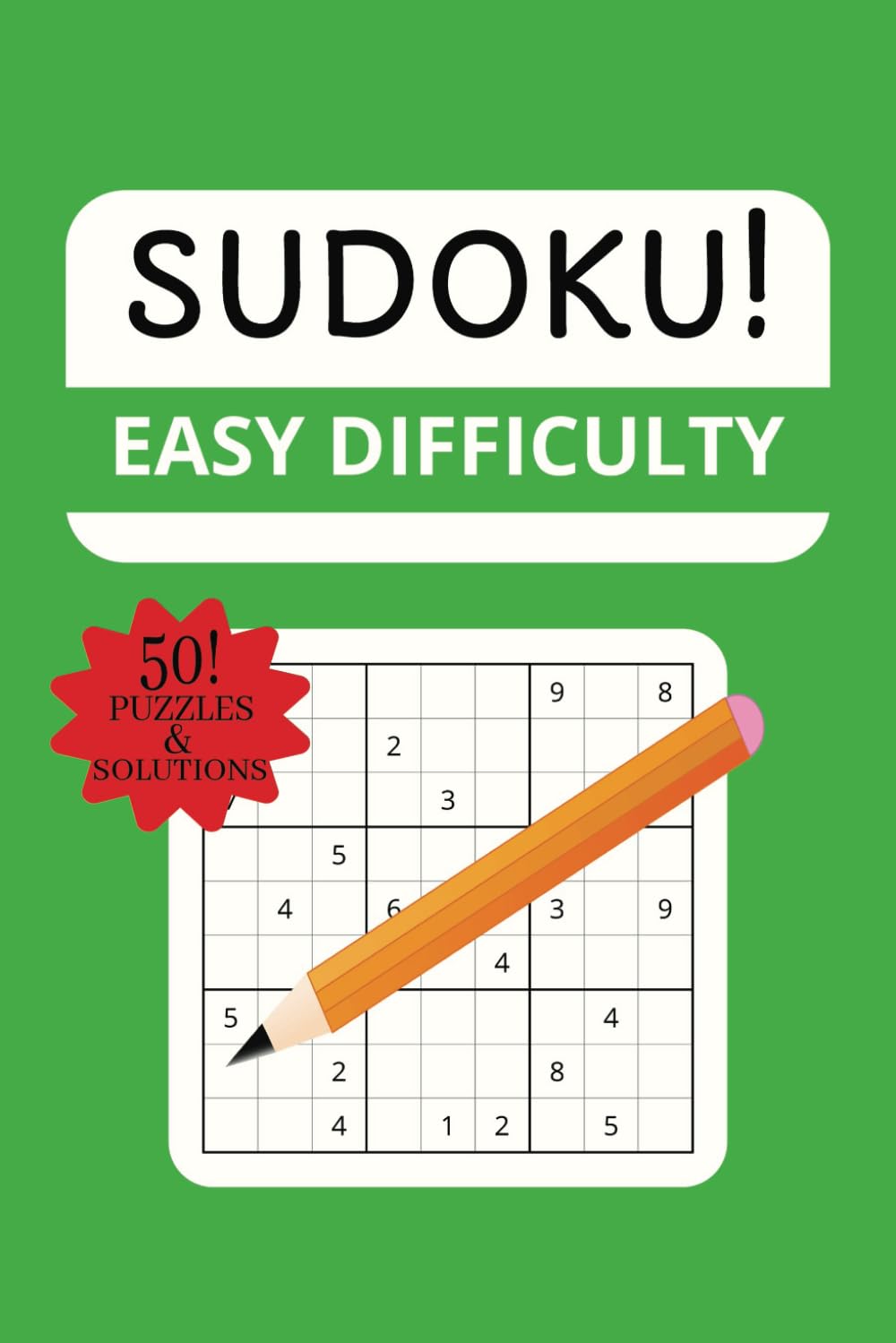 Sudoku Puzzle Book - Easy Difficulty