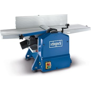 Scheppach Surface & Thickness Planer HMS1080 with 1500 W Power Planer Width 254 mm Passage Height/Width 120 / 254 mm Chip Removal 2 mm Surface Stop 90 -135  Planer Shaft 2 HS Planer Blades