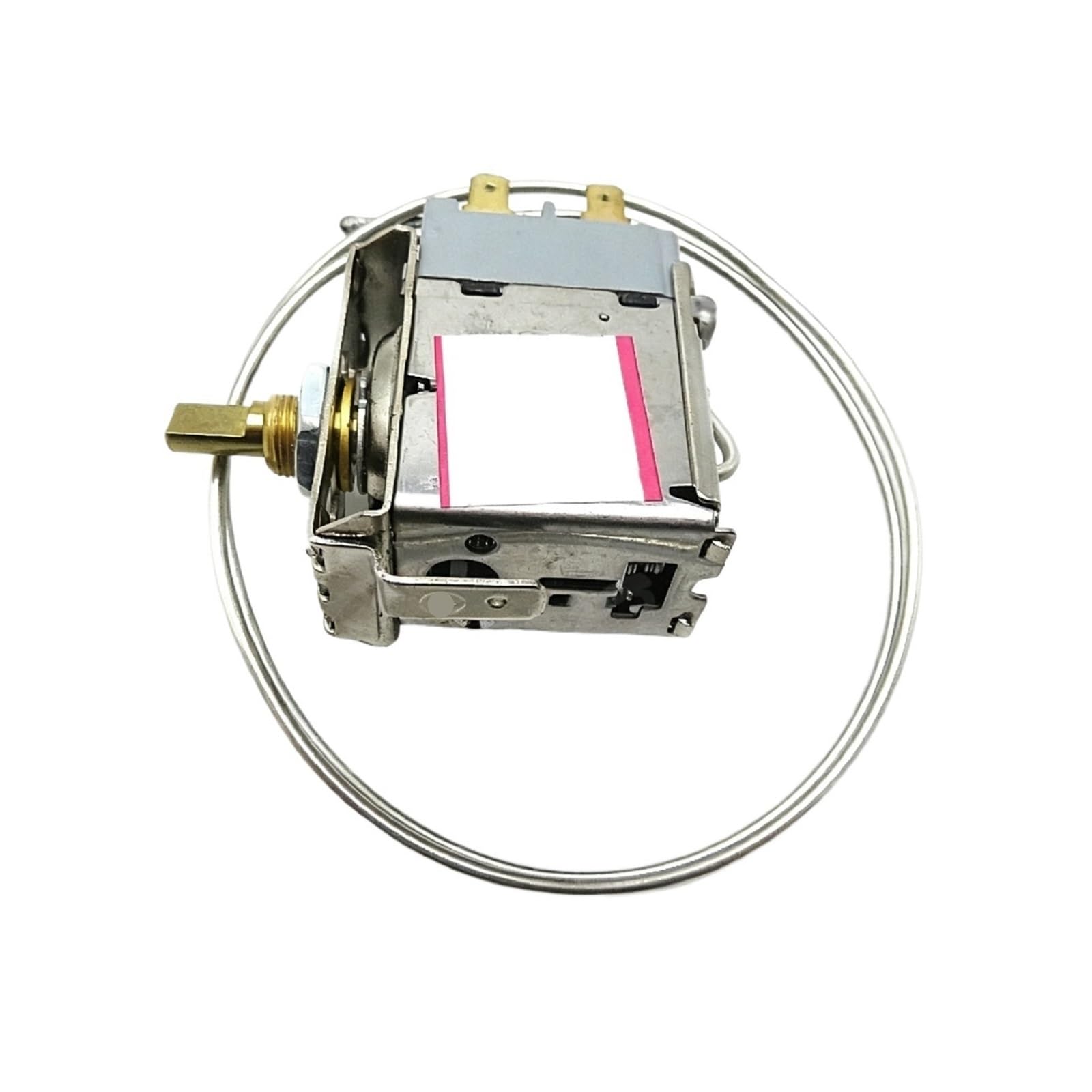 Termostato De Descongelación Del Refrigerador, Termostato WDF28K-920-028 Sonda De Control De Temperatura Zer De Dos Pines Central Calentador De Descongelación De 45 Cm for Refrigerador