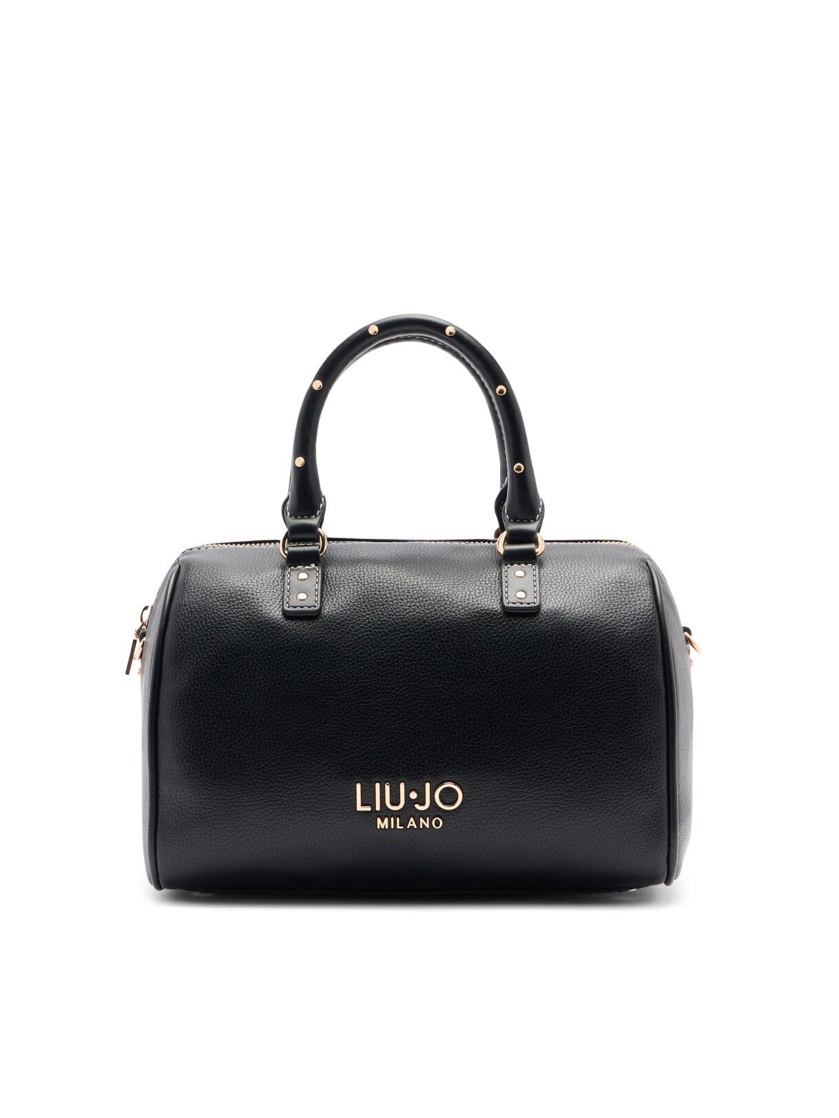 Liu Jo Borsa donna bauletto Evrim Satchel nero BS26LJ24 AA6052 E1012 Dimensioni borsa: Media