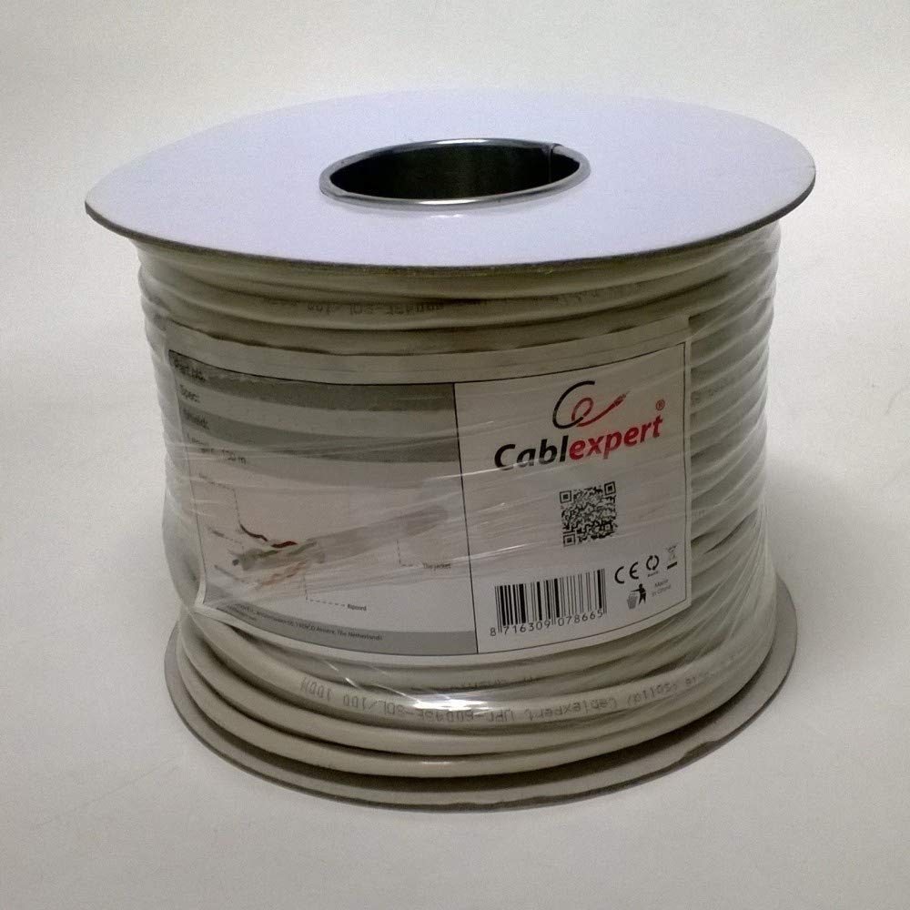 Gembird FTP Stranded Cable, Cat. 5E, CCA 100M, Gray