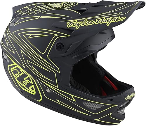 Miniatura 6 de Troy Lee Designs Adulto  Descenso  Bicicleta de Montaña  BMX  Cara Completa D3 Fiberlite Casco Anarquía