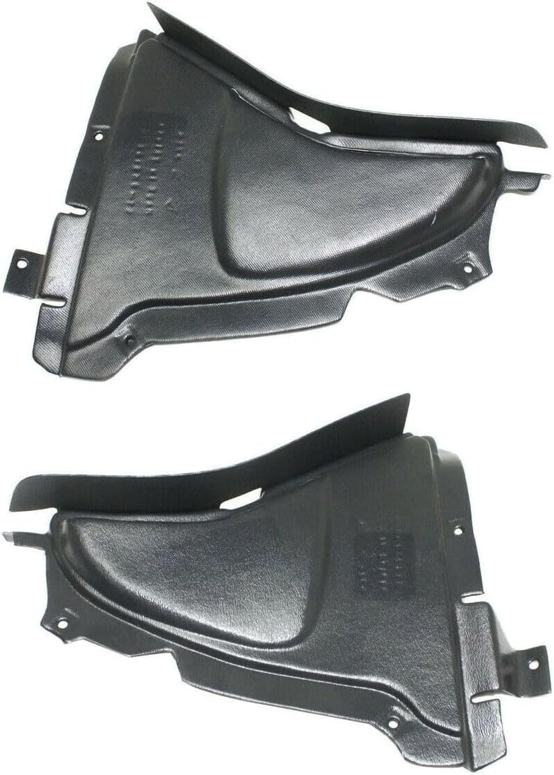 Front Lower Left Driver and Right Passenger Side Plastic Liner for BMW 535i GT 2010-2017 & GT xDrive 2011-2017 550i GT 2010-2015 & GT xDrive 2010-2017, Fit Testing