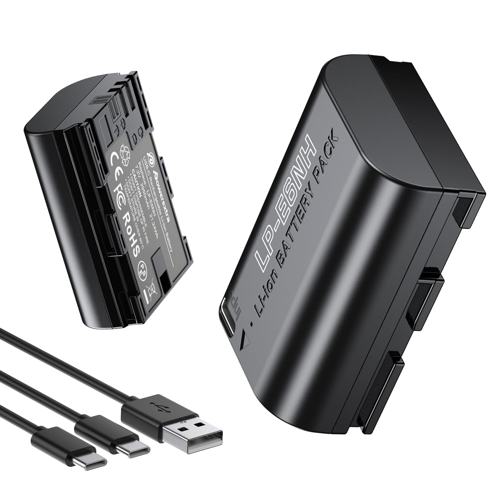 Amazon.com: 2950mAh LP-E6NH Battery 2-Pack Compatible with Canon