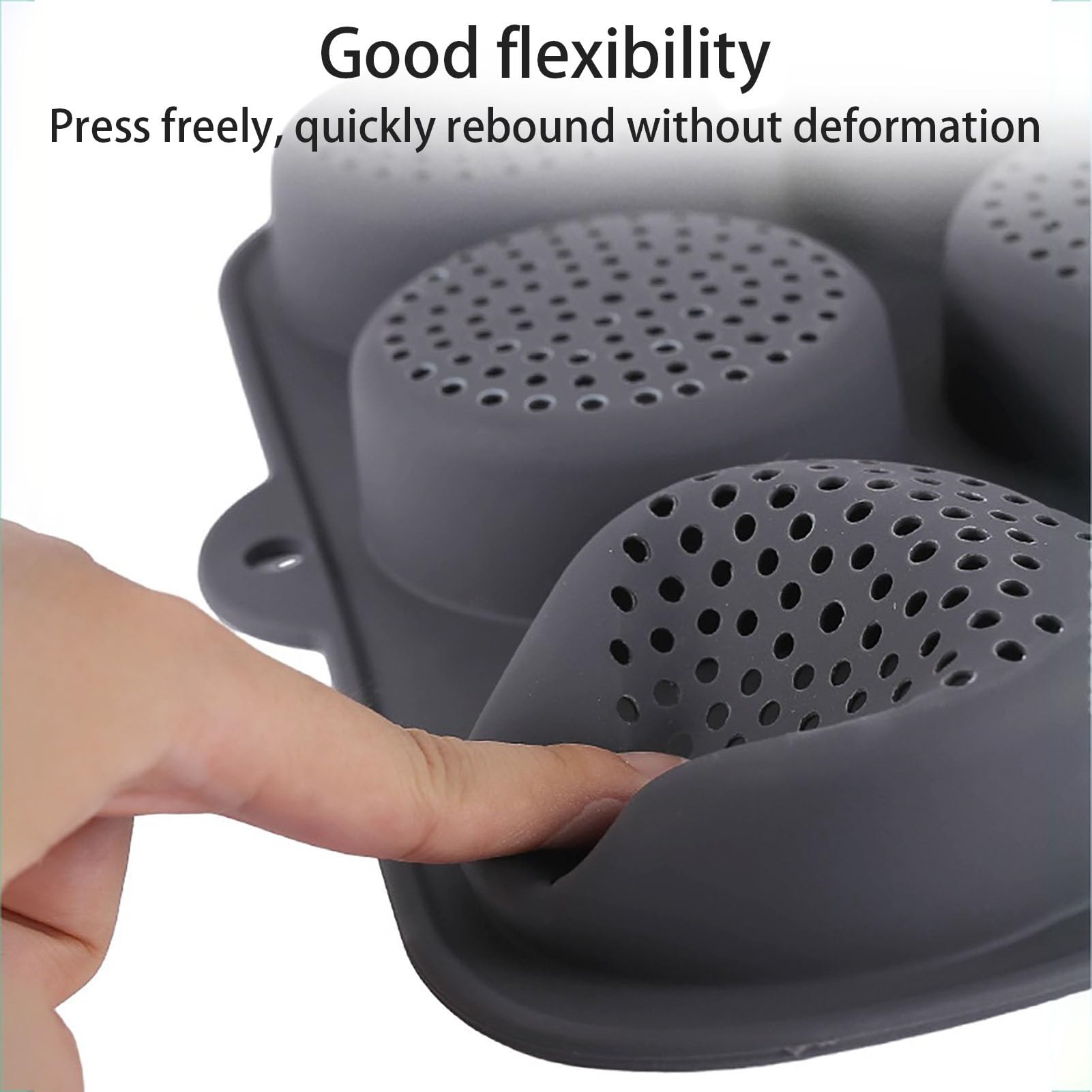 Molde Magdalenas Horno Con Divisores Molde Para Magdalenas Con Fondo Perforado Antiadherente Moldes Magdalenas Silicona De Cocina Para Hornear