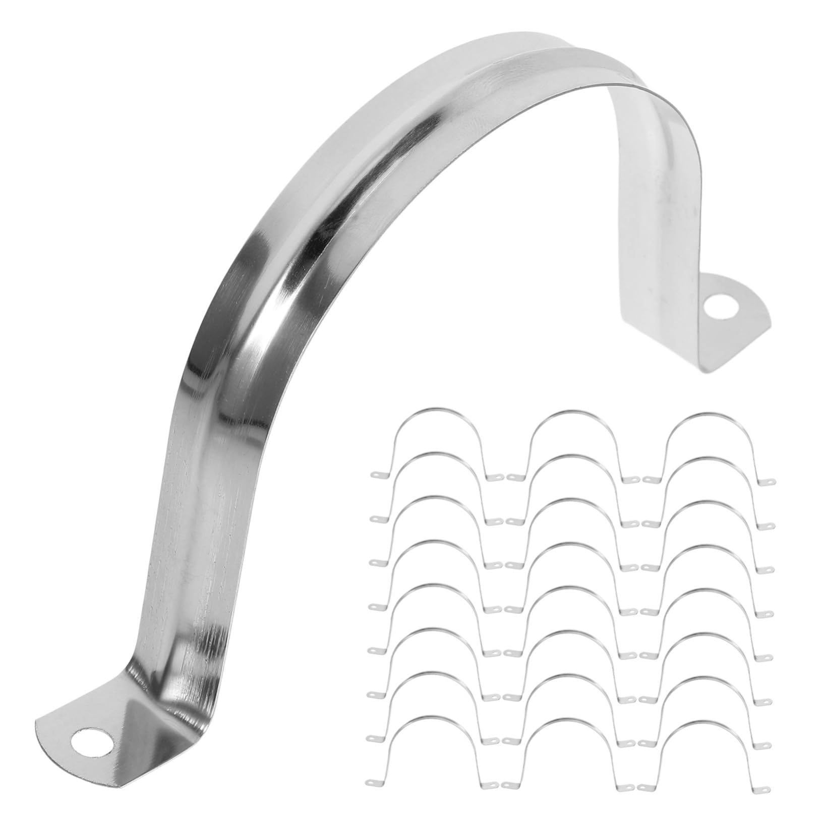 Alipis Morsetto per Tubo in Acciaio Inox 100 Pezzi, Fissaggio Sicuro per Tubo e Flessibile, Facile Installazione per Uso Industriale e Domestico