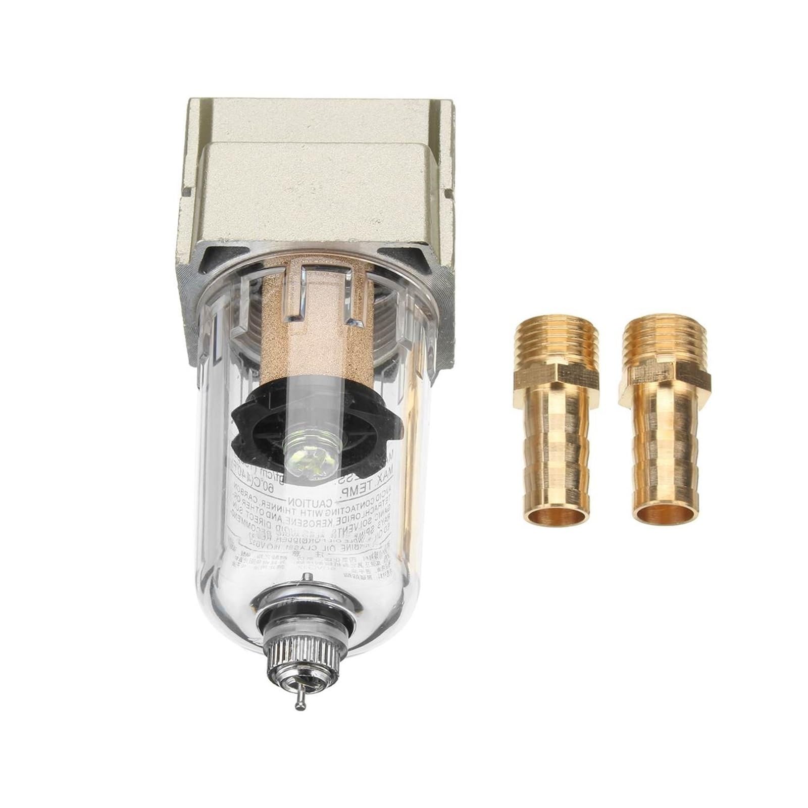 Depósito Universal de recuperación de Aceite de Motor con Filtro Separador de Gases y 2 Tubos Conectores de 10 mm/12 mm.