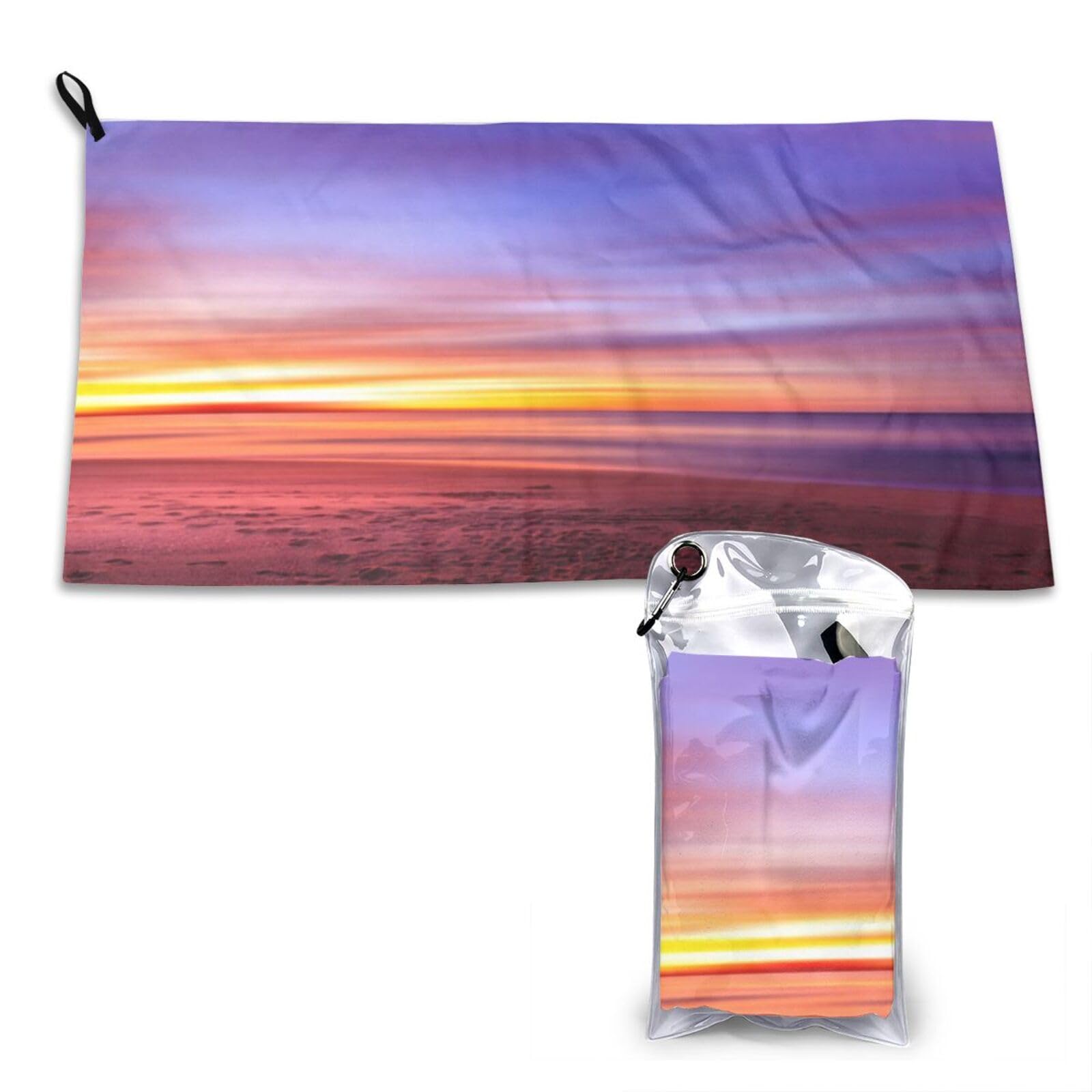 WXWJSHMGC Dusk Print Cooling Towel, Gym Towel,Cooling Towels For Neck, Soft Breathable Travel Cool Towel,Sports Towels For Gym,Camping