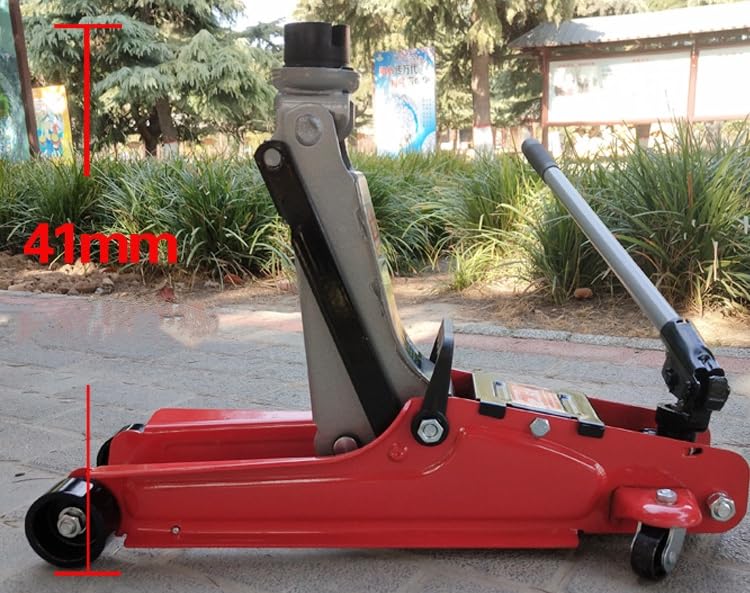 Cric Idraulico a Carrello 2,5 Tonnellate in Alluminio con Manico Girevole 360° per Auto e Veicoli Leggeri