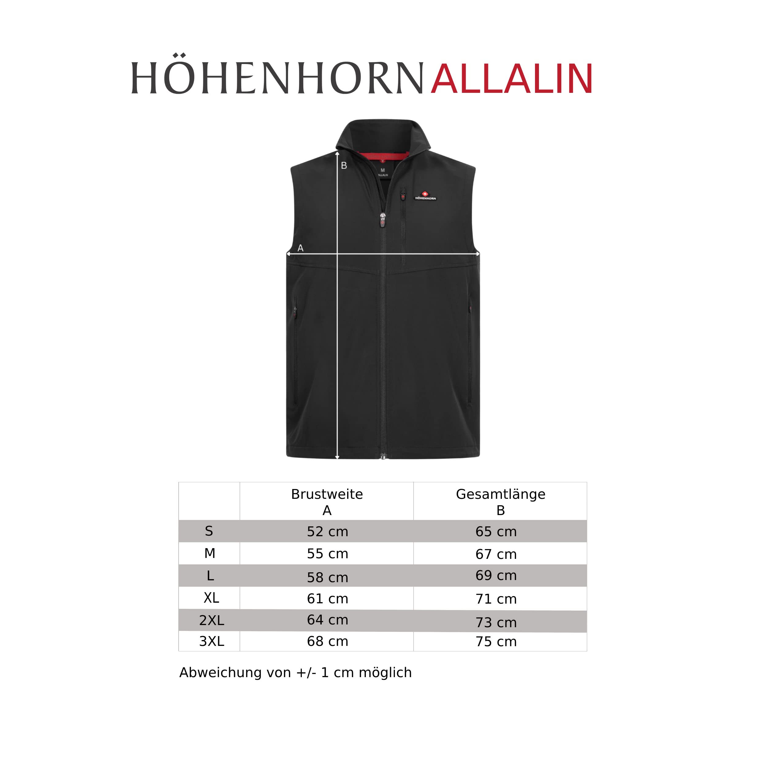 Höhenhorn Allalin Veste légère softshell pour homme