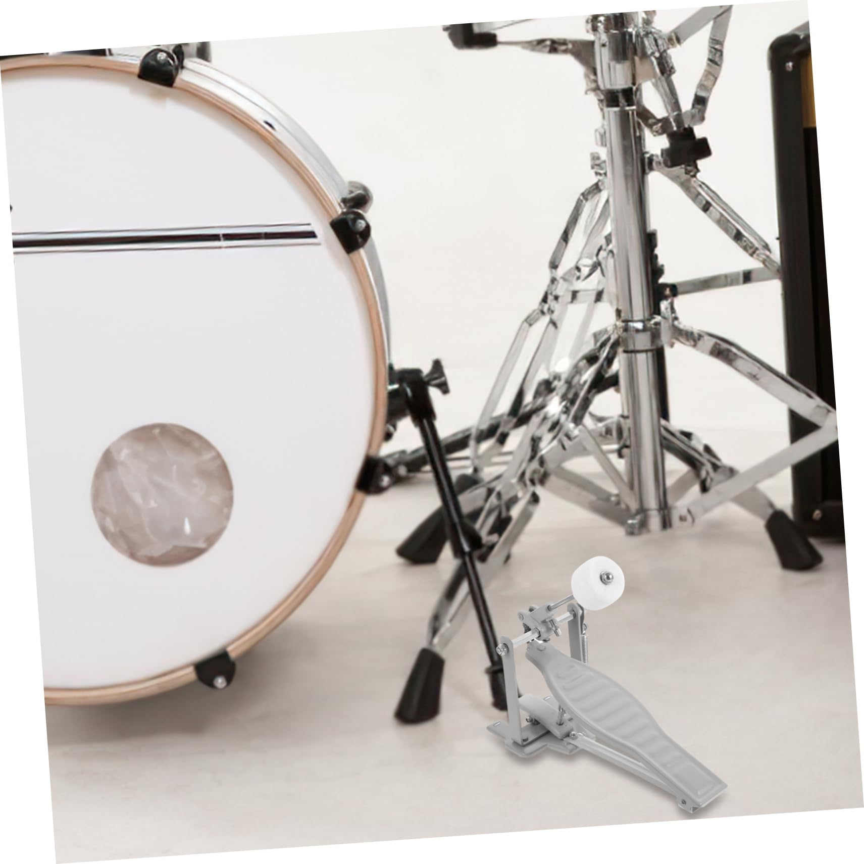 WHAMVOX Fine Polishing Craftsmanship Drum Pedal for Boys and Girls Bass Drum Accessory Pedal