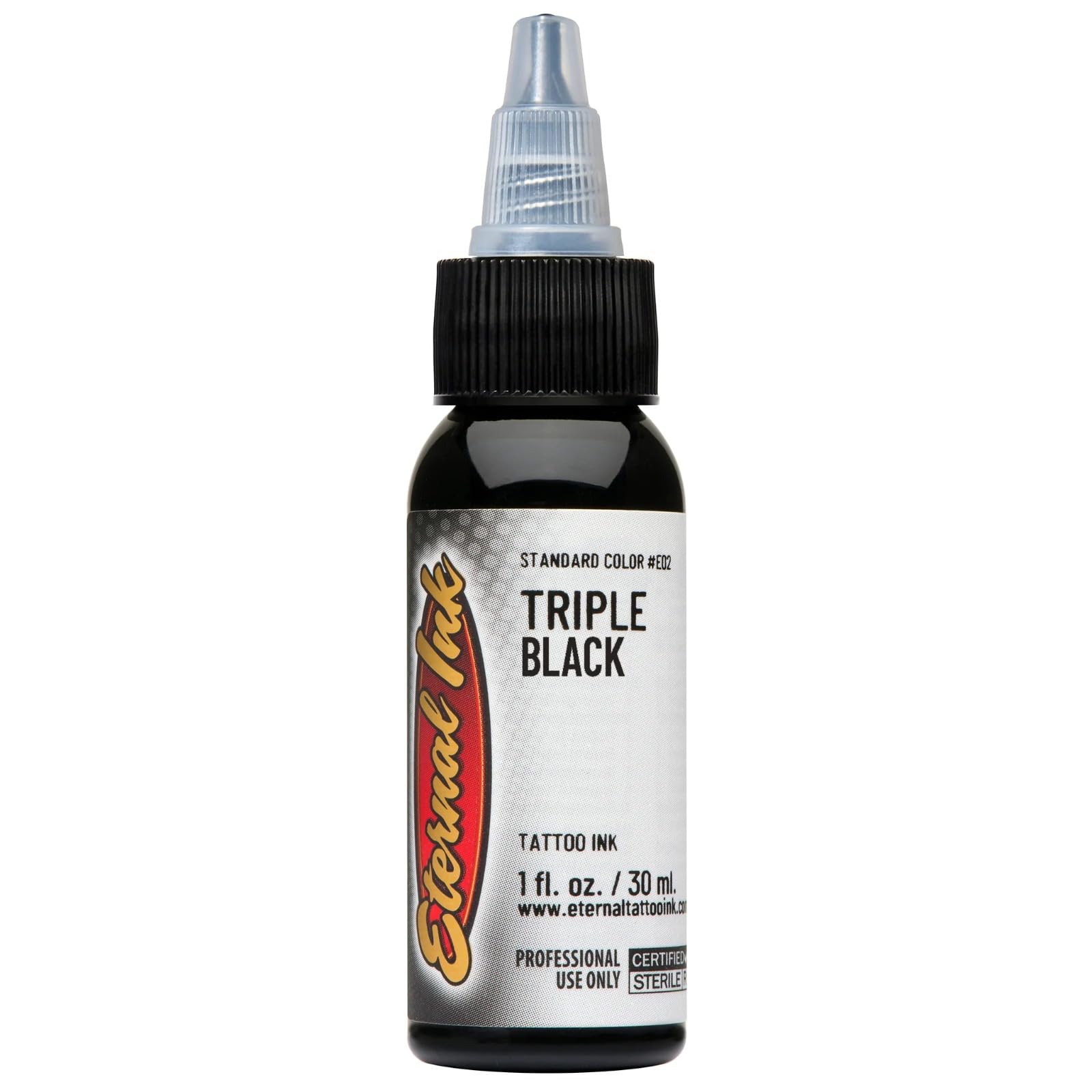 Eternal Ink Triple Black Tattoo Color- 1oz (30ml)