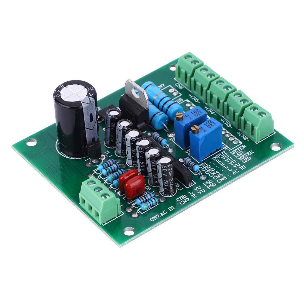 Scheda driver VU Meter, AC 12V Stereo VU Meter Driver Board Amplificatore DB Indicatore di livello audio