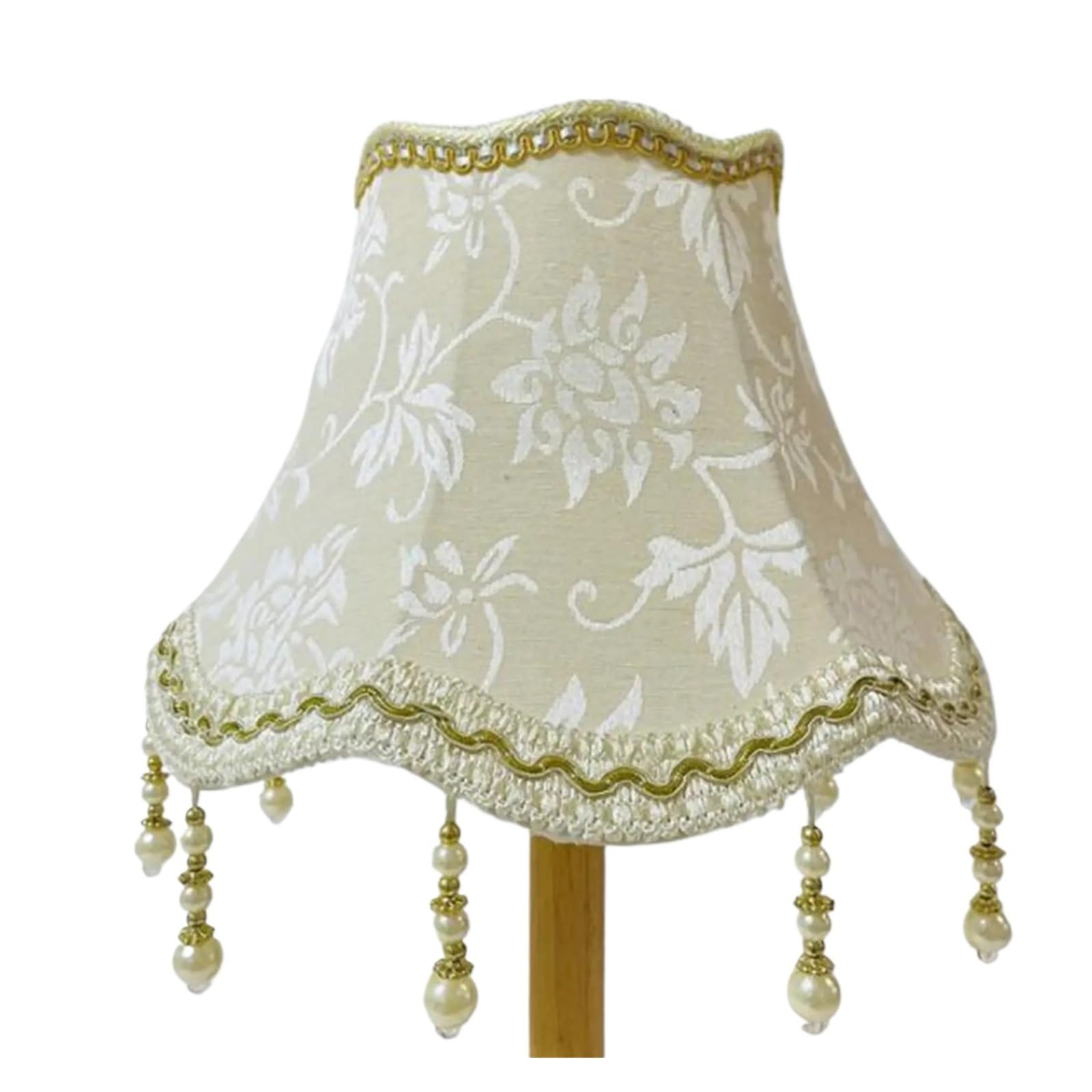 Luysgbxr Beige Tassel Lampshade Fabric Lampshade Wall Lamps Fringe Shade Pendant For Restaurant Dining Room
