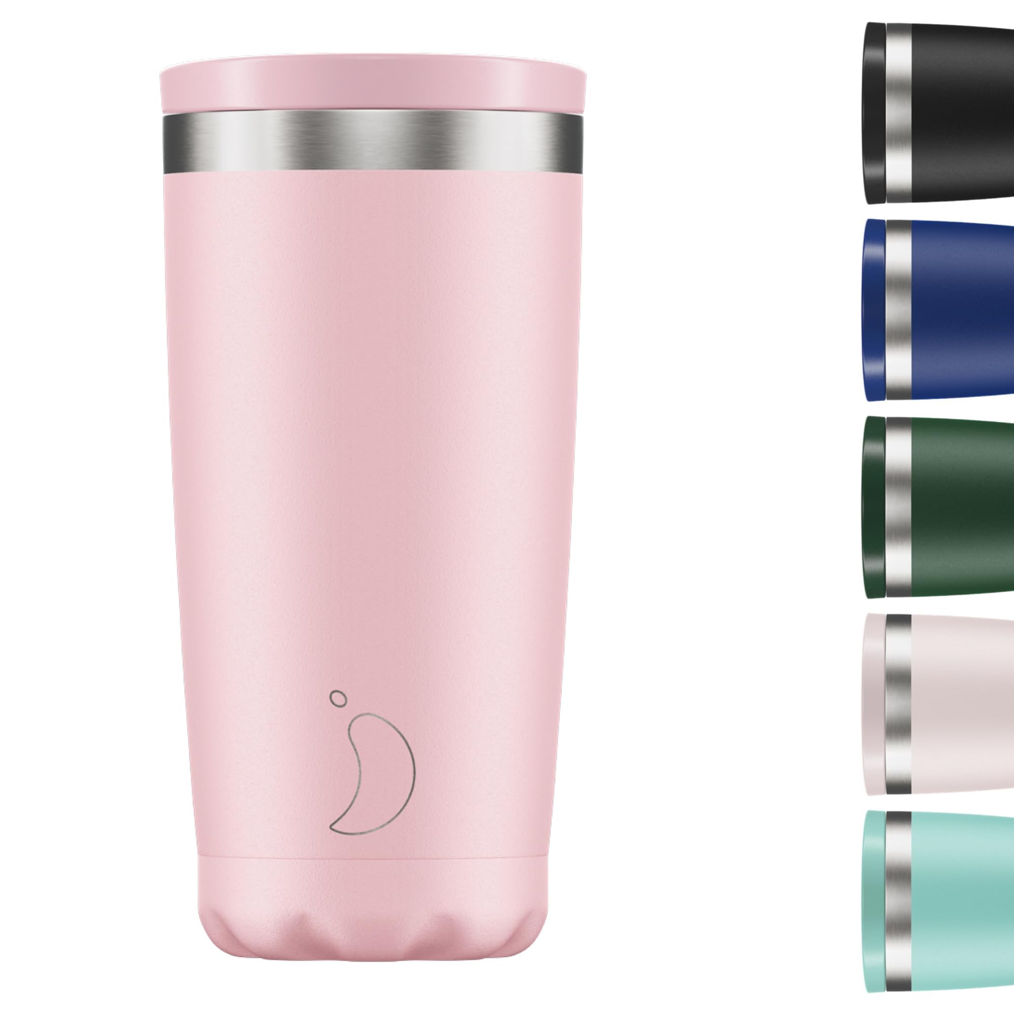 Tazza Termica Chilly's Da Caffè - Doppio Fondo, Acciaio Inox, Verde Pastello - Foto 11