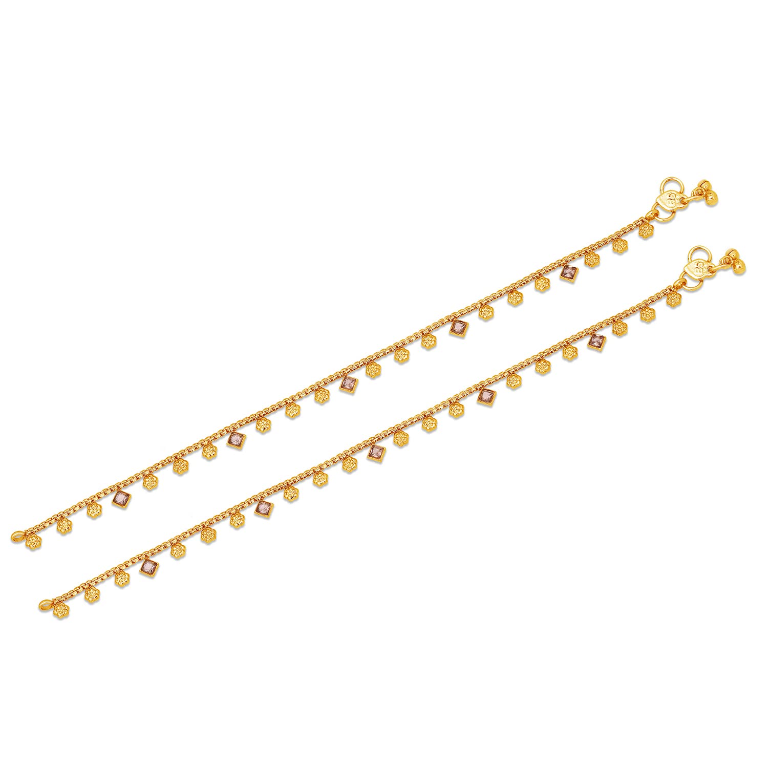 Sukkhi Enchanting Gold Plated Anklet For Women (A101511) (B0B4X1HC6L) Amazon Price History, Amazon Price Tracker