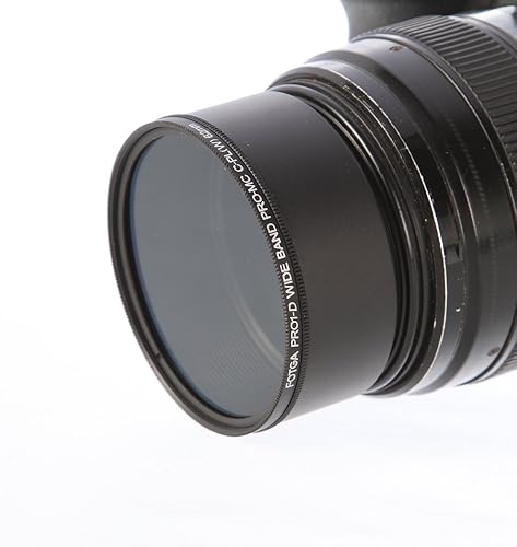 Miniatura 5 de FOTGA Parasol de lente de montaje de tornillo de metal estándar de 2.441 in para Canon Nikon Pentax Sony Olympus