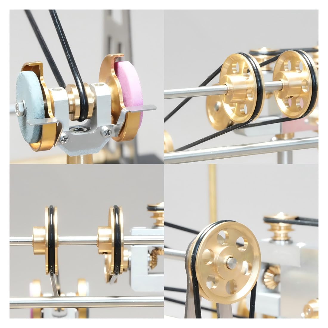 ExploTex RETROL GF-01 48+teiliger DIY-Miniatur-Werkstattmodellbausatz, Funktionierendes Mechanisches Getriebesystem, Steampunk-Werkstattmodell Für SE-01/02/03 Und Andere Dampfmaschinenmodelle