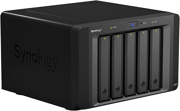 وحدة توسيع Synology 5bay DX517 ( بدون قرص ) 157 مم × 248 مم × 233 مم