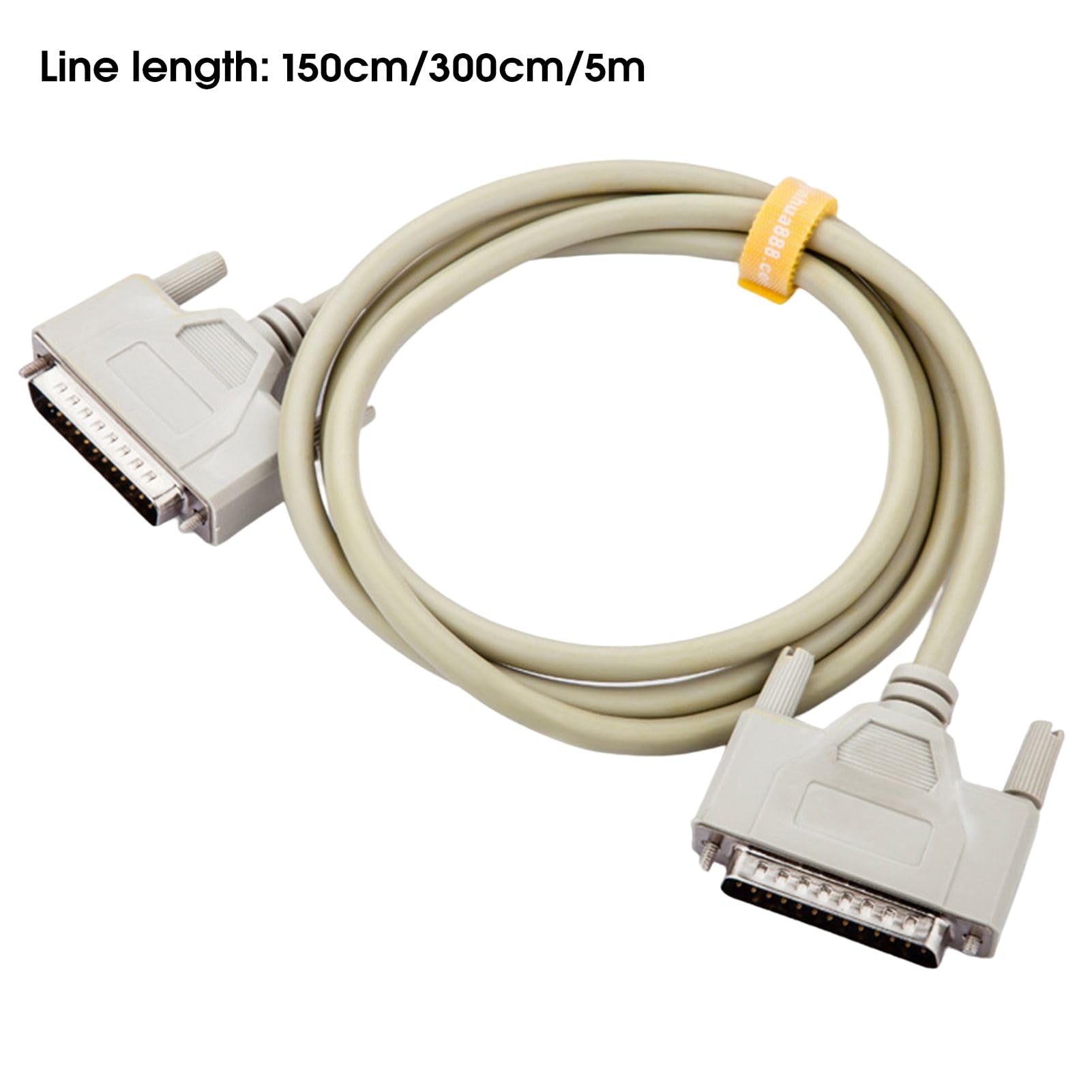 Cable de datos para impresora, cable de impresora profesional de alta velocidad 1,5 m, 3 m, 5 m, puerto paralelo de 25 pines, DB25 macho a macho, cable de extensión LPT para impresora de