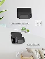 Vista 4 de Soporte de pared para teléfonos inteligentes y tabletas, estante de teléfono con estación de acoplamiento de 4 ranuras compatible con tableta, iPad