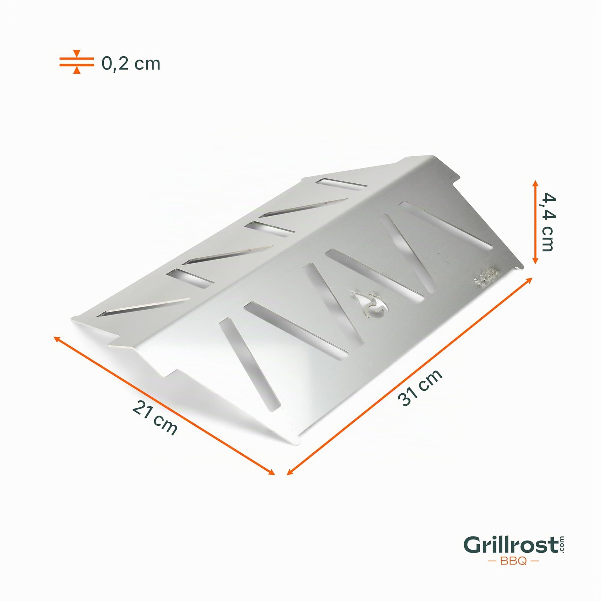 Grillrost.com Das Original Hitzereflektoren für Weber Spirit 300er Serie - bessere Wärmeverteilung bei weniger Gasverbrauch
