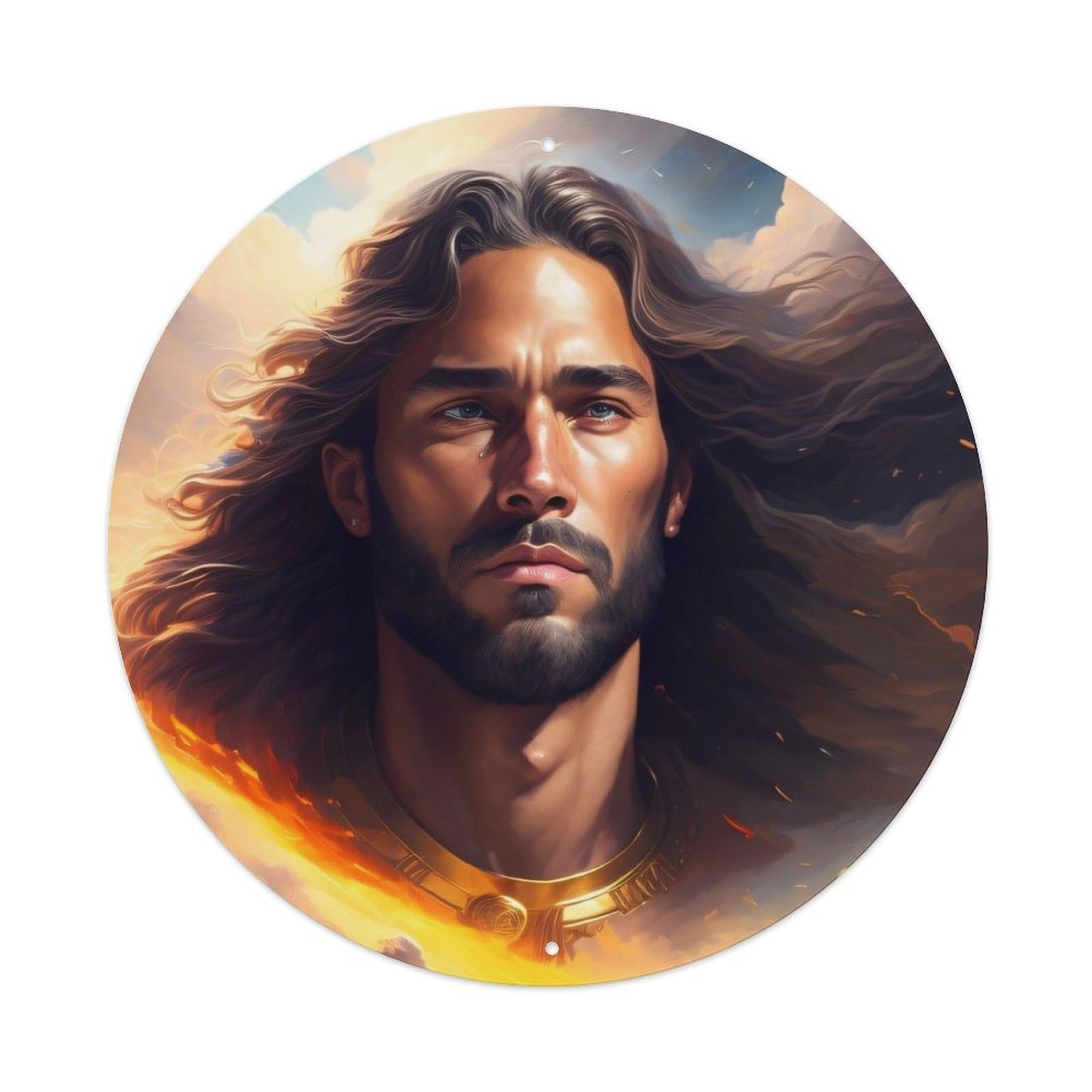Christianity Jesus Religious Metal Tin Sign