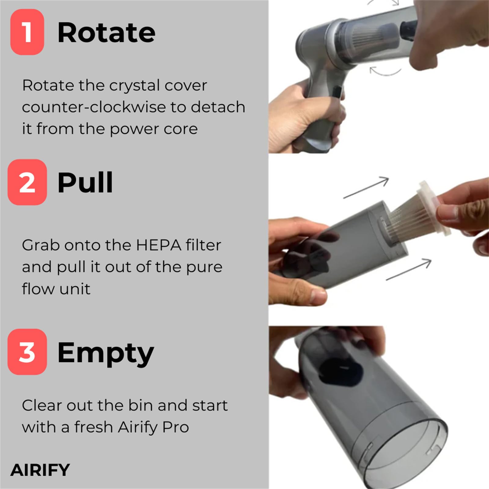 Aspiradora para Coche Airify Pro, Airify Pro V2 - Soplador de Aire portátil/aspiradora para Coche, Airify Pro - Soplador de Aire portátil/aspiradora para Coche, Aspiradora para Coche (V2)