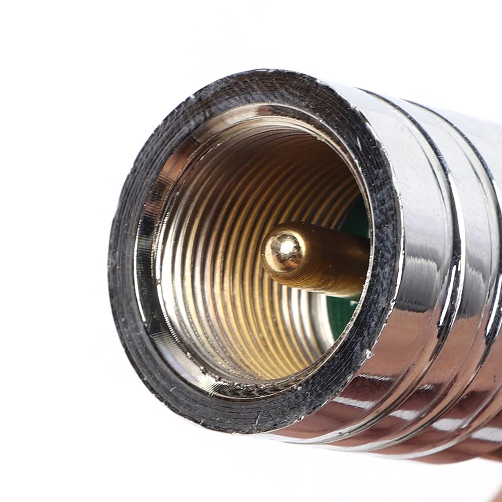 Antena de Doble Banda, NL-770RL UHF Macho Cabeza Coche Radio Móvil Látigo Aéreo para Walkie Talkie y Soporte de Radio Bidireccional