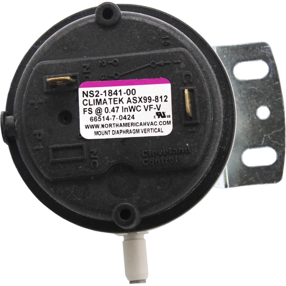 49L90 ClimaTek Upgraded Furnace Air Pressure Switch Fits Ducane