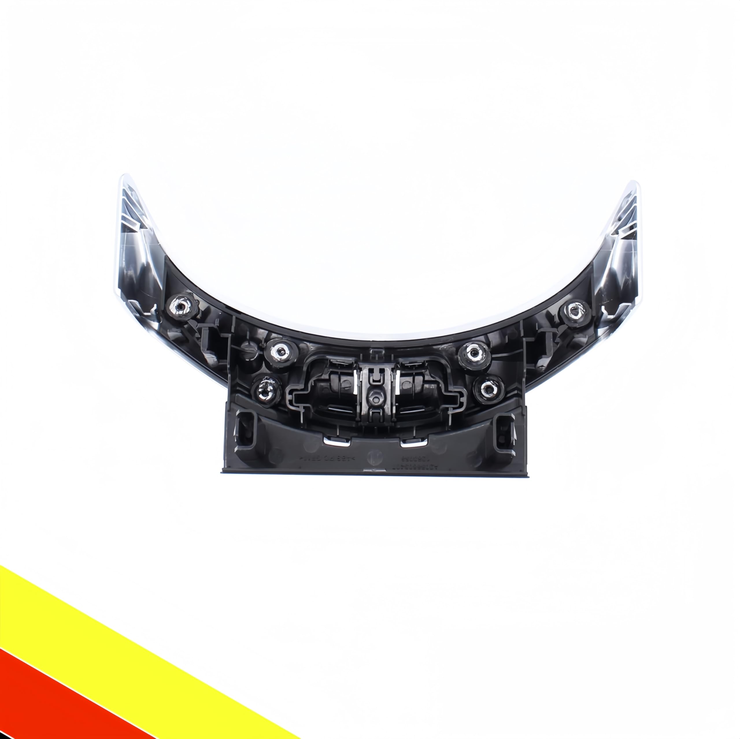 POETRYXIAO Couvercle Bouton Accoudoir Mercedes W205 / X253 – Fibre De Carbone Look – Compatible Classe C 2015-2020 & GLC – ABS Sportif & Élégant