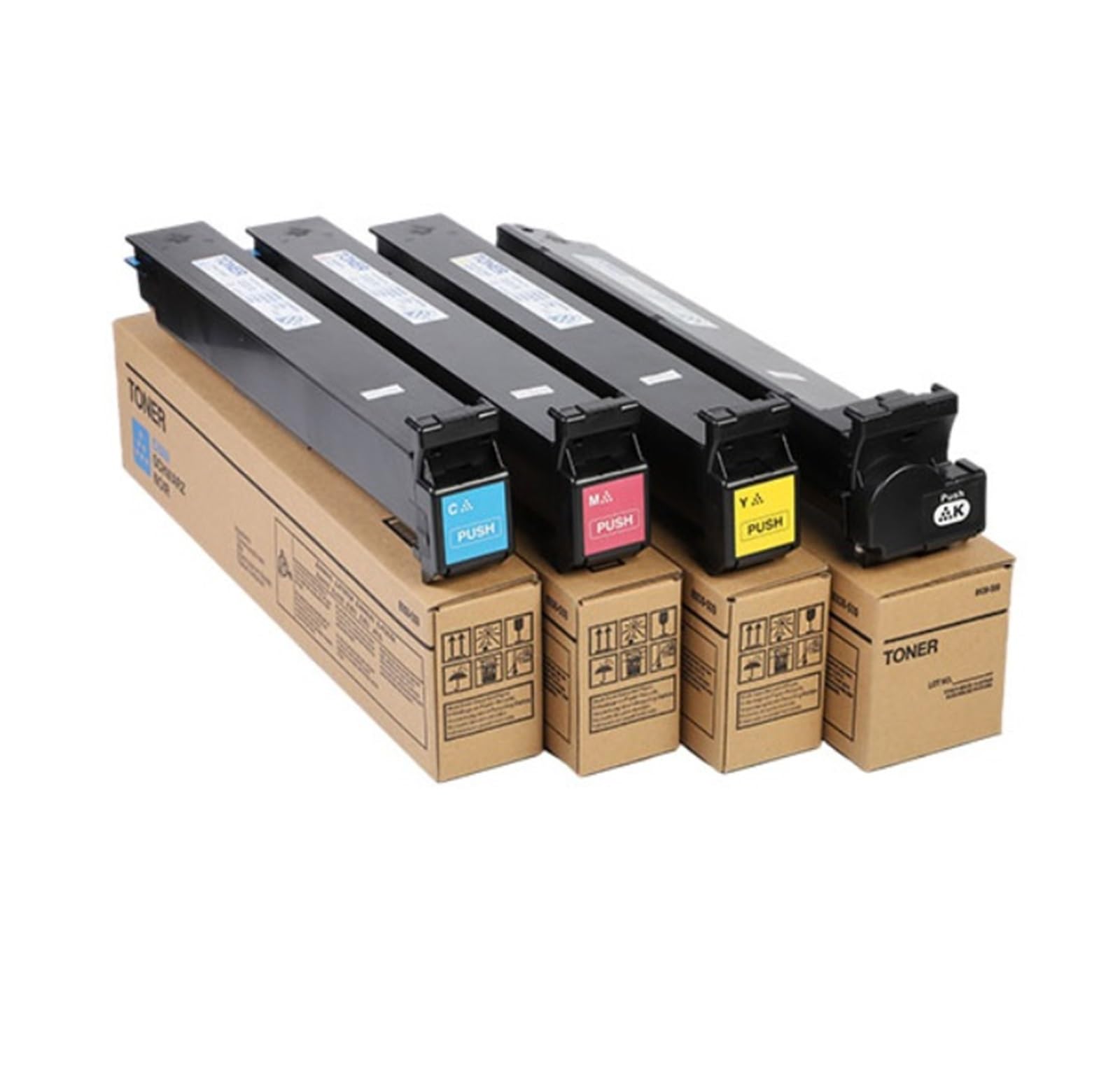 4PCS Tóner TN312 Compatible con Konica Bizhub C300 C352