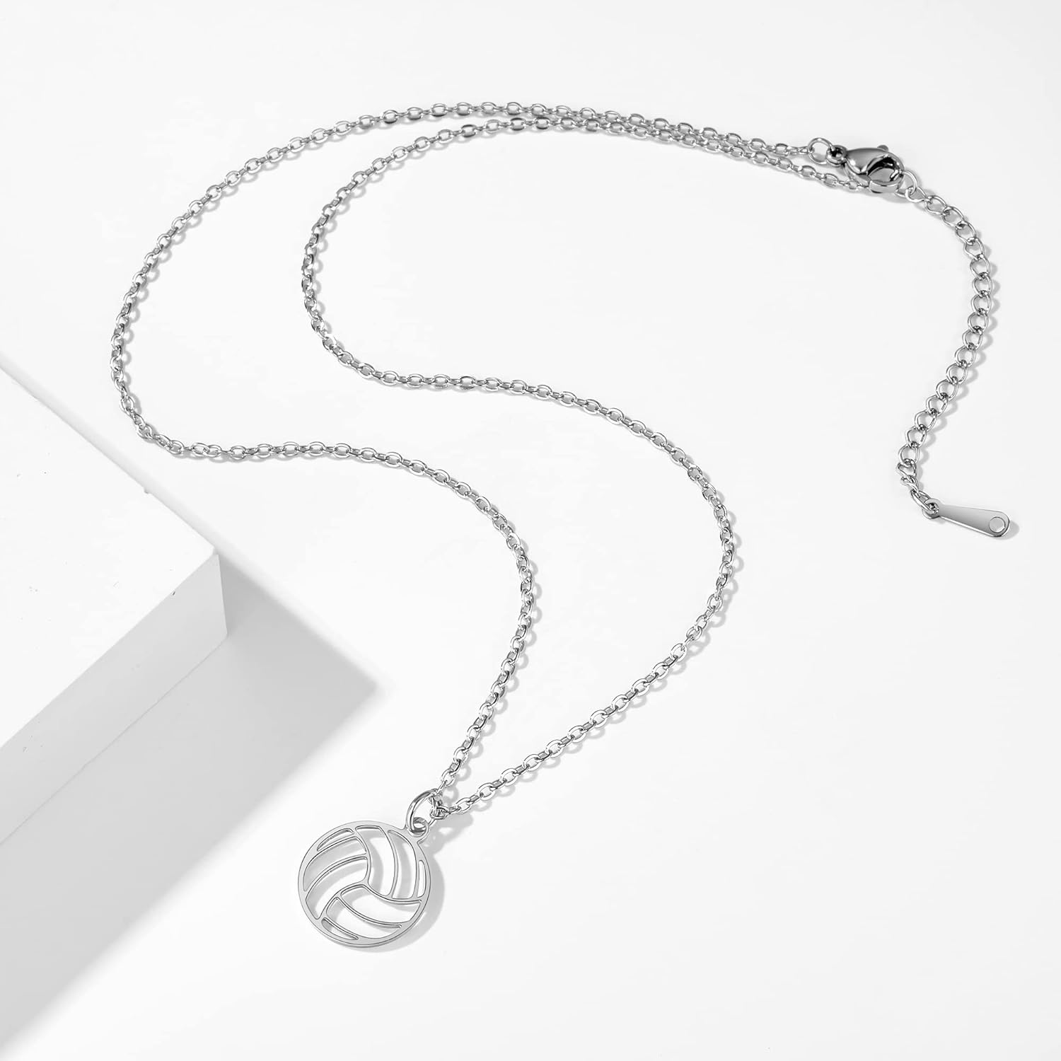 HANRESHE Soccer Ball Necklace Pendant for Girls Sports Jewelry 14K Gold Plated Soccer Cross Necklace for Boys Soccer Player Gifts - Image 3