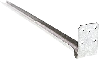 Caddy Erico FBS18 18-Inch Floor Mounted Footed Box Support, 8-Inch Slot, (50-Pack)