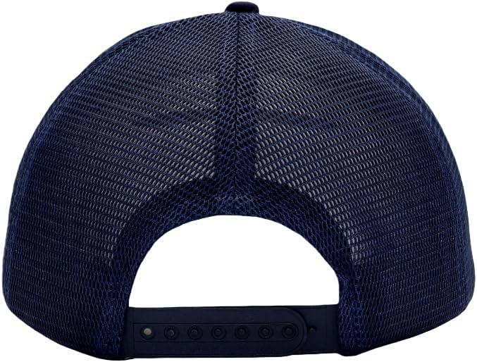 Image of American Flag Trucker Hats, Patriotic Baseball Cap for Men, Adjustable Breathable Mesh Snapback, Fits OSFM & XXL Head