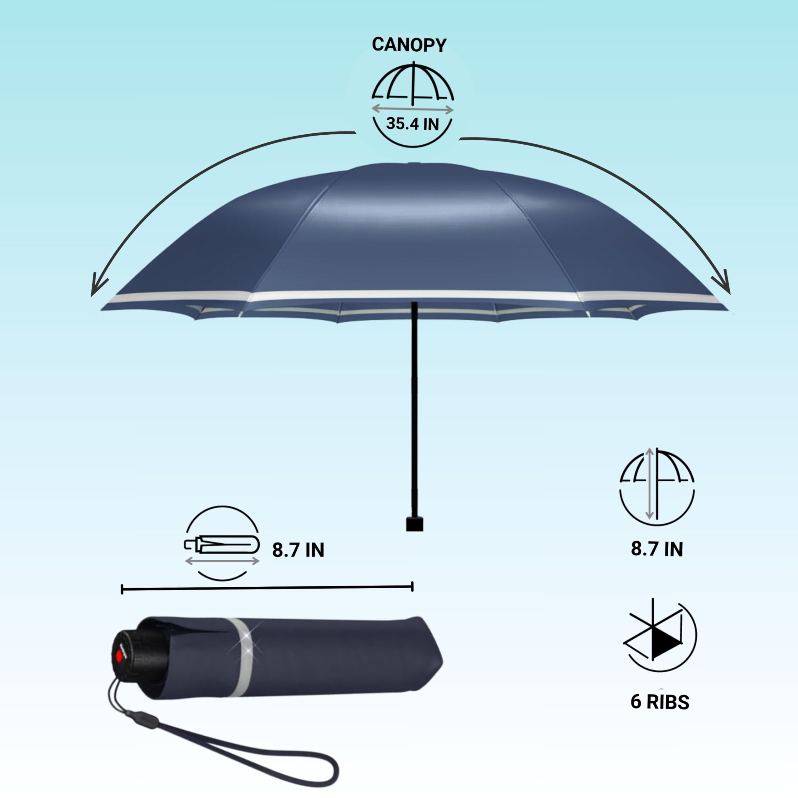 Knirps Parapluie manuel pour enfant Rookie