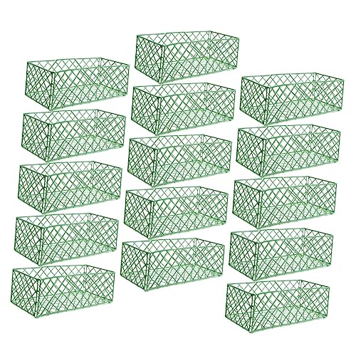 VINTORKY 20pcs Flower Mud Holder Square Frames Floral Arrangements Fresh Flower Arrangement Cage Flower Arrangement Holder Floral Arrangement Holder Wall Grid Plastic Bracket Arch