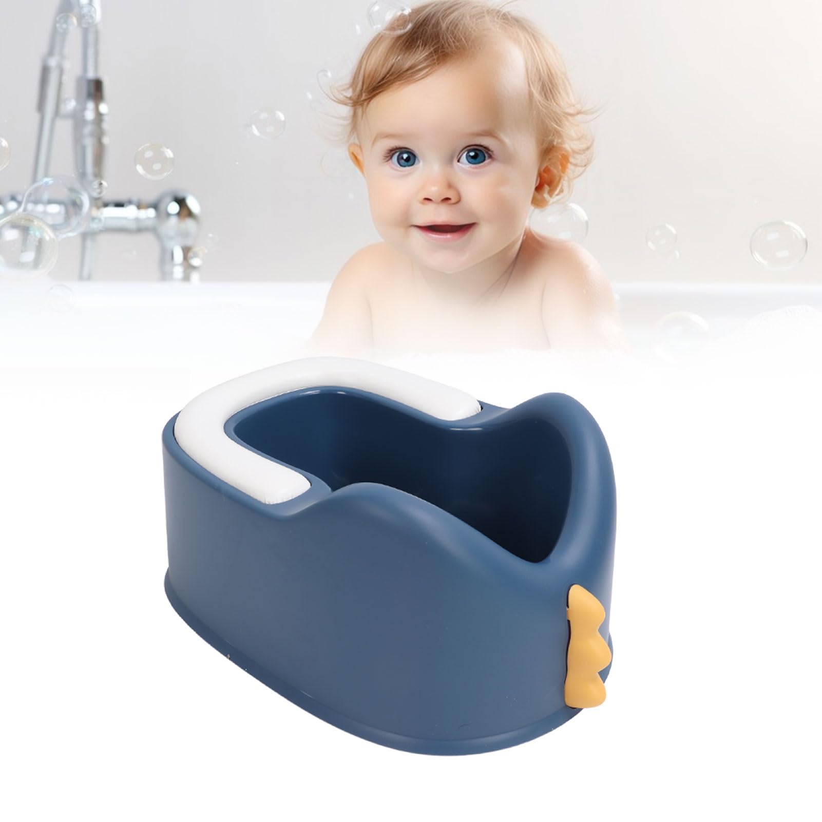 Lavabo per Glutei per Bambini Cuscino Ergonomico Morbido Sedile per Glutei per Bambini per il Bagno dei Plastica Resistente 1 unità (BLUE)