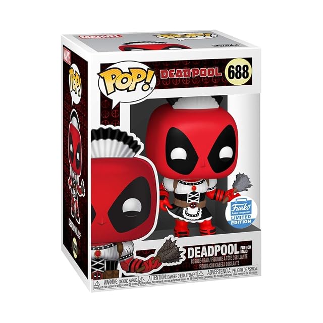 Foto 2 de 3 de Funko Pop! Deadpool French Maid #688