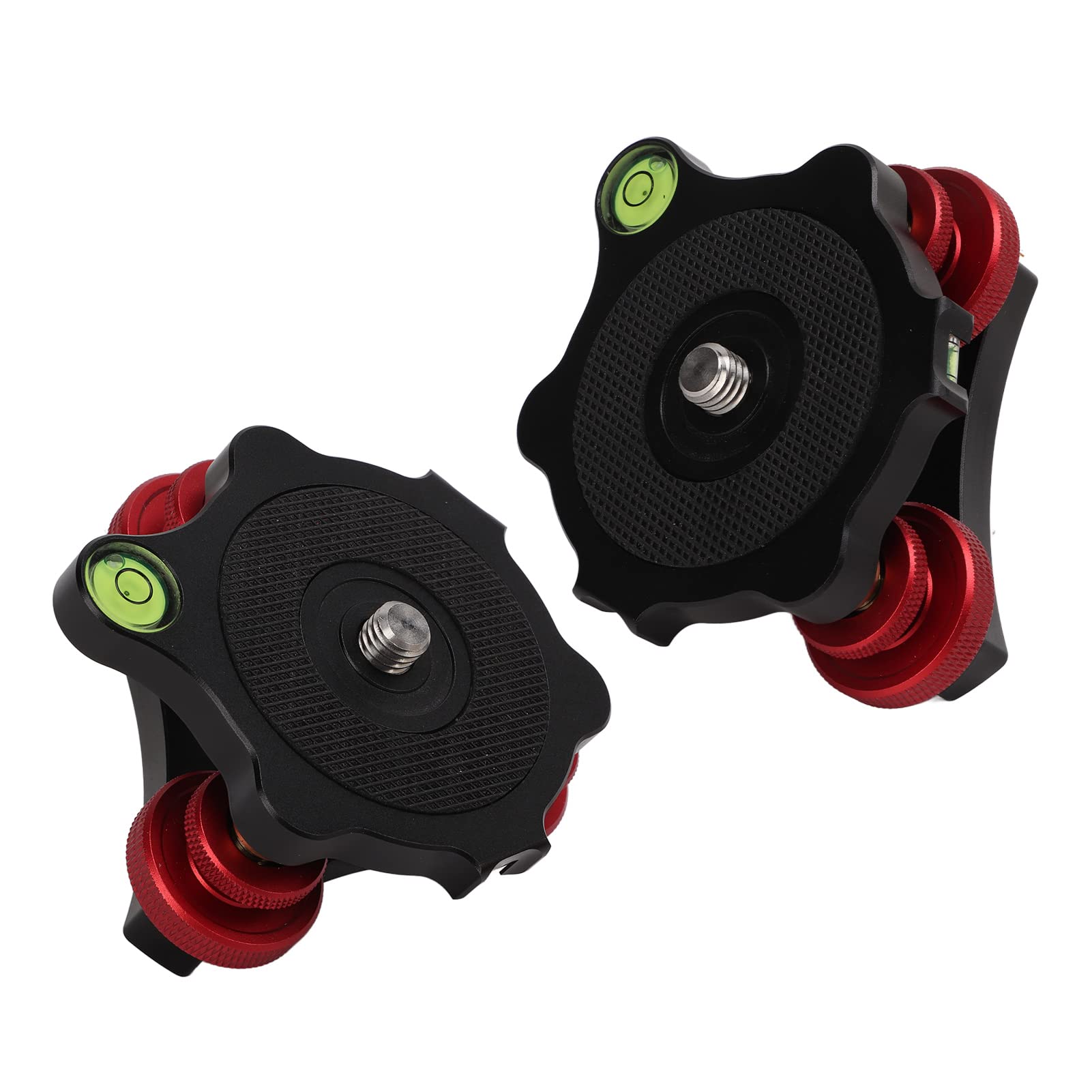 Tripod Leveler Stand with + -5 Degree Adjustment, Aluminum Camera Tripod Ball Head, for Ball Head, Video Head and Tripod