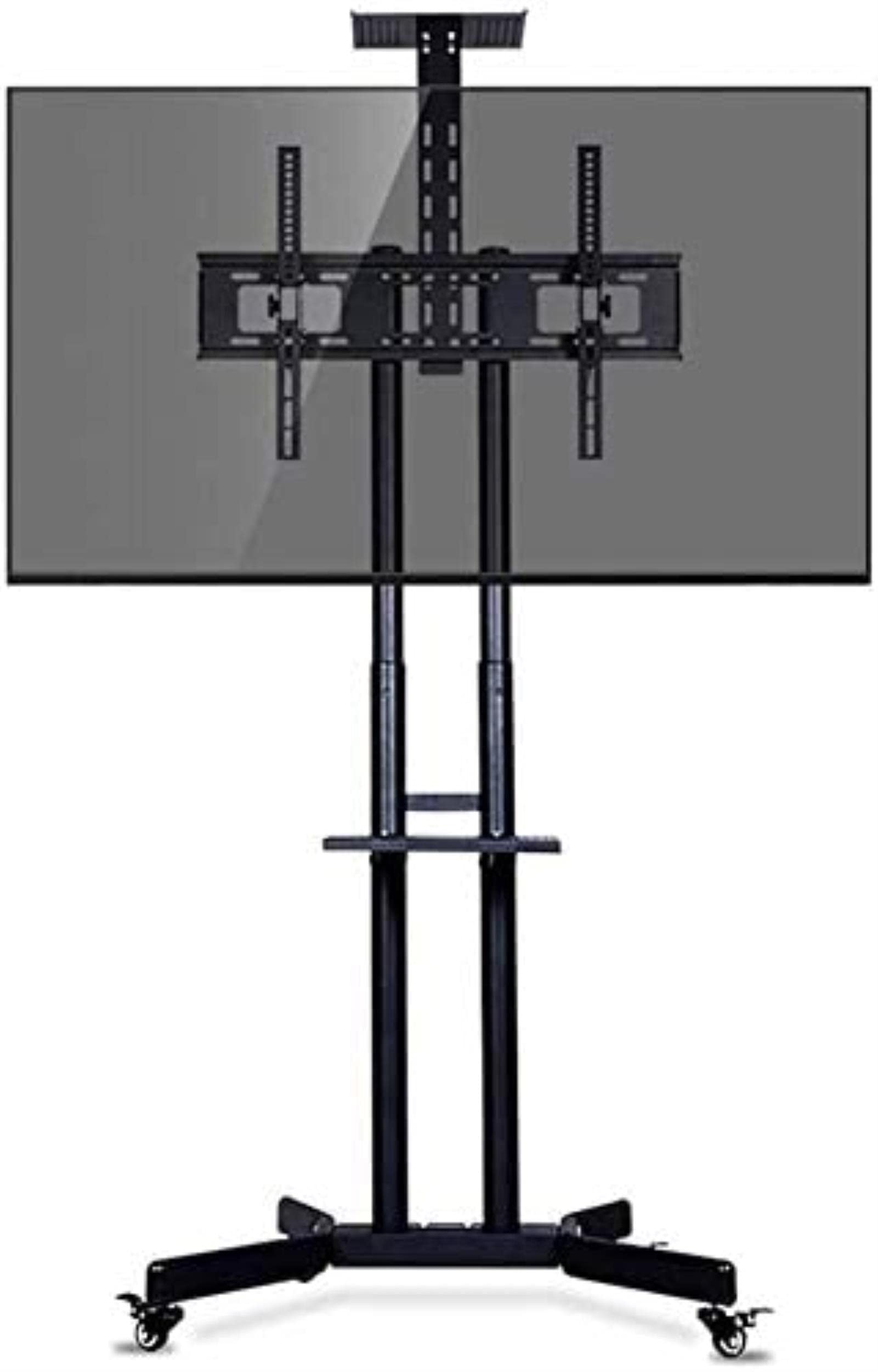 Buy TV Stand Mobile TV Stand With 2 Shelf,Monitor Arms Stands Portable